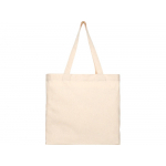 Эко-сумка Pheebs с клинчиком, изготовленная из переработанного хлопка, плотность 210 г/м2, natural, натуральный, фото 1