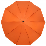 Зонт наоборот складной Stardome, оранжевый с серебристым, фото 1