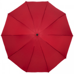Зонт наоборот складной Stardome, красный с серебристым, фото 1