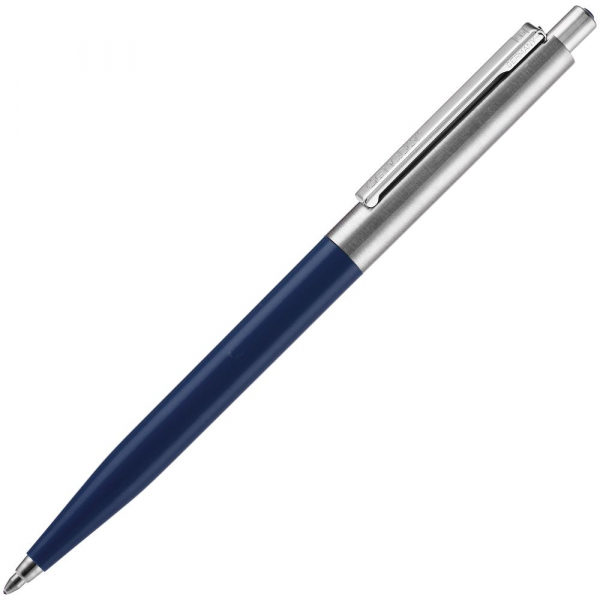 Ручка шариковая Senator Point Metal, ver.2, темно-синяя - купить оптом