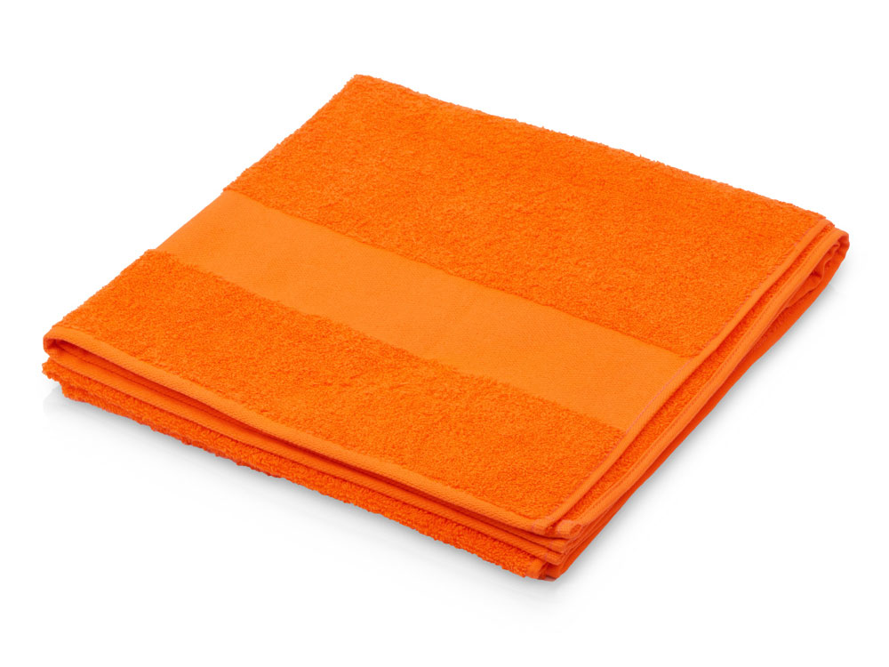 Полотенце Terry L, 450, оранжевый - купить оптом