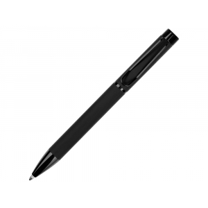 Металлическая шариковая ручка Black Lama, софт-тач, черный - купить оптом