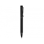 Металлическая шариковая ручка Black Lama, софт-тач, черный, фото 2