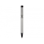 Металлическая шариковая ручка Black Lama, софт-тач, серый, фото 1