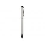 Металлическая шариковая ручка Black Lama, софт-тач, серый, фото 2