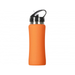 Бутылка для воды Bottle C1, сталь, soft touch, 600 мл, оранжевый, фото 3