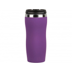 Термокружка Double wall mug C1, soft touch, 350 мл, фиолетовый, фото 2