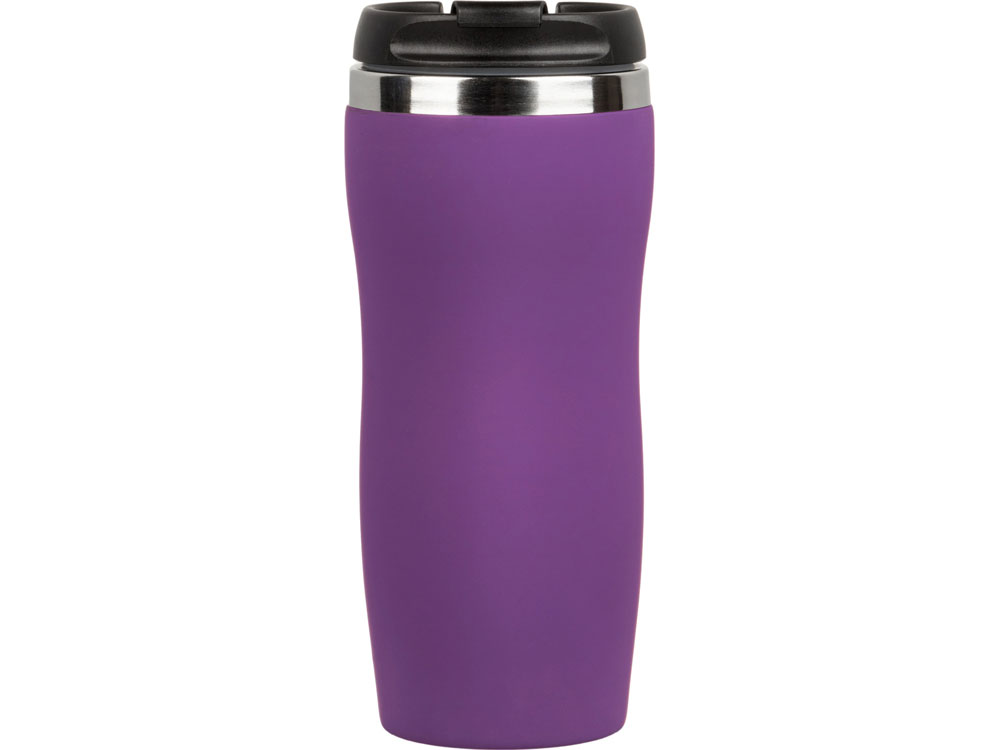 Термокружка Double wall mug C1, soft touch, 350 мл, фиолетовый - купить оптом