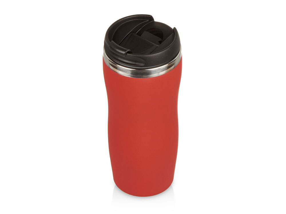 Термокружка Double wall mug C1, soft touch, 350 мл, красный - купить оптом