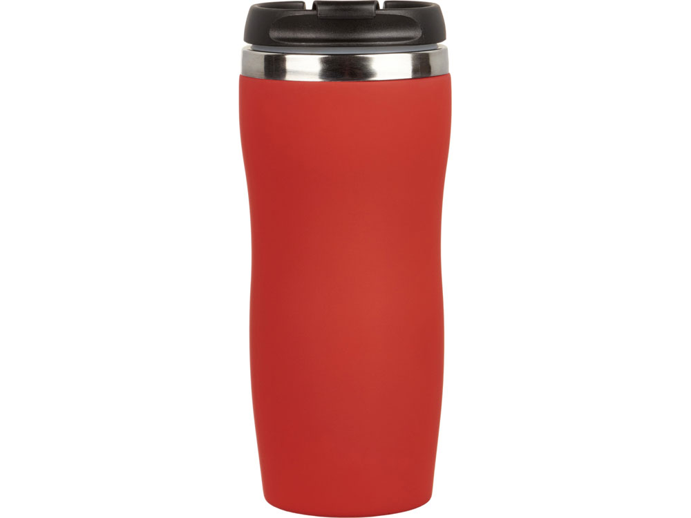 Термокружка Double wall mug C1, soft touch, 350 мл, красный - купить оптом