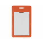 Вертикальный карман из экокожи для карты Favor, оранжевый, фото 2