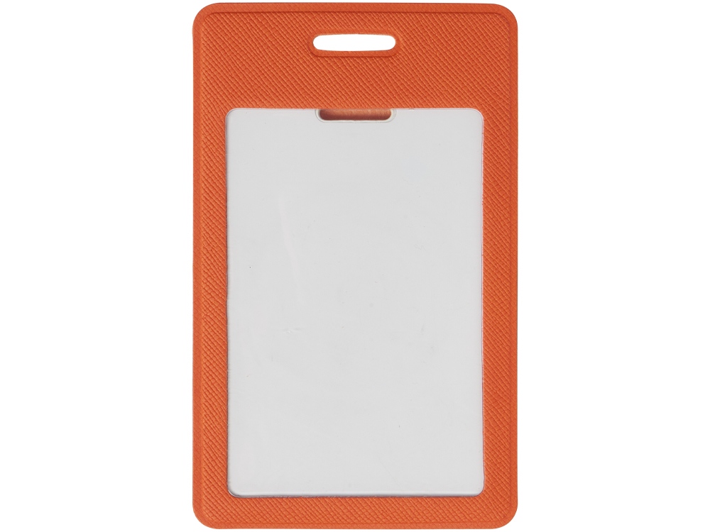 Вертикальный карман из экокожи для карты Favor, оранжевый - купить оптом