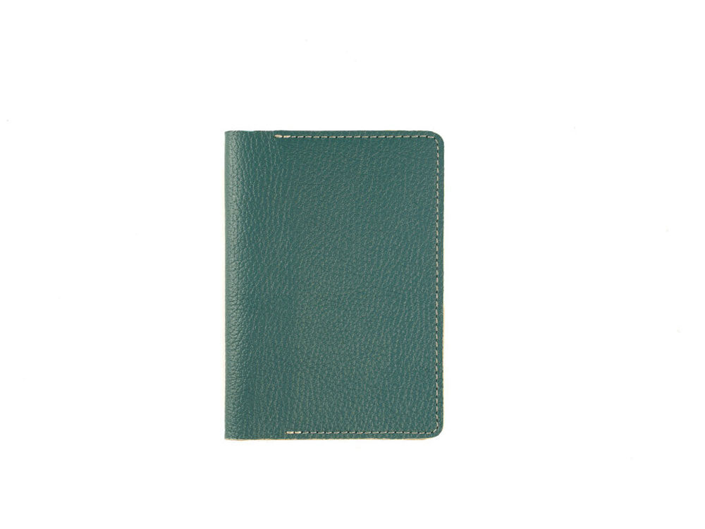 Обложка для паспорта Valerie Concept PSC4, зеленый/бежевый - купить оптом