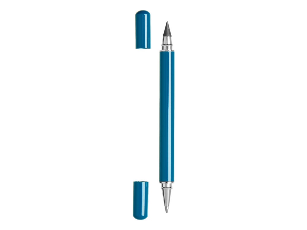 Металлическая ручка и вечный карандаш Van Gogh, цвет морской волны, морская волна - купить оптом