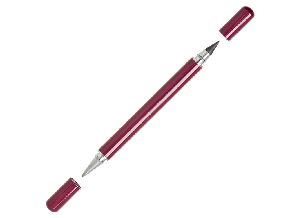Металлическая ручка и вечный карандаш Van Gogh, бургунди - купить оптом