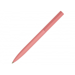 Шариковая металлическая ручка Minimalist софт-тач, пыльный розовый, пыльно-розовый