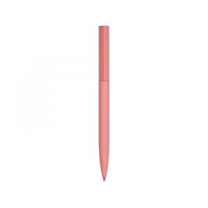Шариковая металлическая ручка Minimalist софт-тач, пыльный розовый, пыльно-розовый - купить оптом