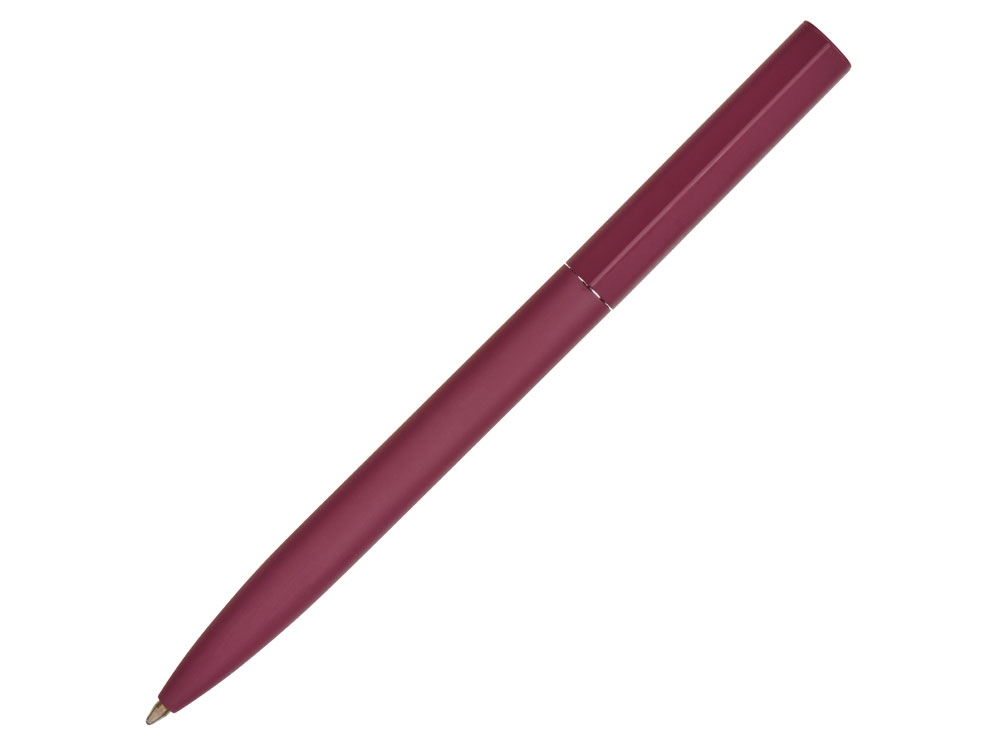 Шариковая металлическая ручка Minimalist софт-тач, бургунди - купить оптом