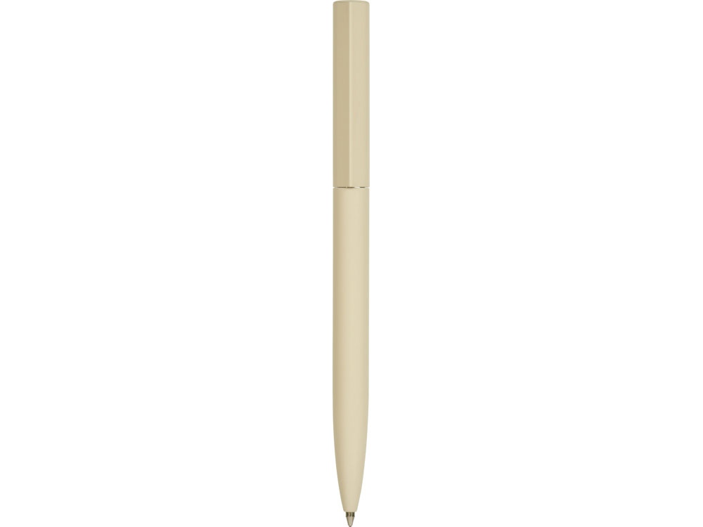 Шариковая металлическая ручка Minimalist софт-тач, бежевый - купить оптом