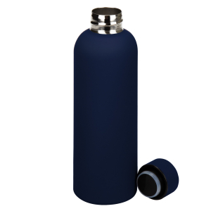 Термобутылка вакуумная герметичная Prima, синяя - купить оптом