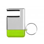 Подставка-брелок для мобильного телефона GoGo, серебристый/зеленый, фото 3