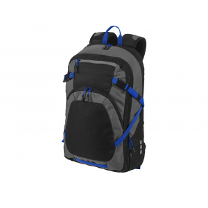 Рюкзак Milton для ноутбука 14, черный/темно-серый/ярко-синий - купить оптом