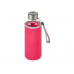 Бутылка для воды Pure c чехлом, 420 мл, розовый