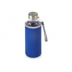 Бутылка для воды Pure c чехлом, 420 мл, темно-синий