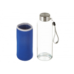 Бутылка для воды Pure c чехлом, 420 мл, темно-синий, фото 2