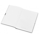 Блокнот Horizon с горизонтальной резинкой, гибкая обложка, 80 листов, серый, фото 1