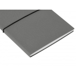 Блокнот Horizon с горизонтальной резинкой, гибкая обложка, 80 листов, серый, фото 3