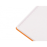 Бизнес-блокнот C2 софт-тач, твердая обложка, 128 листов, оранжевый, фото 4