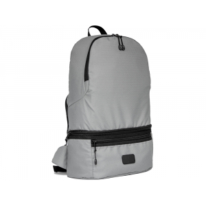 Рюкзак-трансформер Athletica водостойкий с поясной сумкой, серый - купить оптом