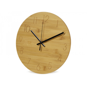 Настенные часы из бамбука Celeste, 8 мм, натуральный - купить оптом