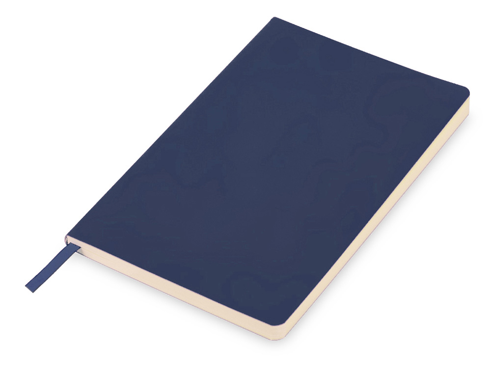 Блокнот Softy 2.0, гибкая обложка A5, 80 листов, темно-синий - купить оптом