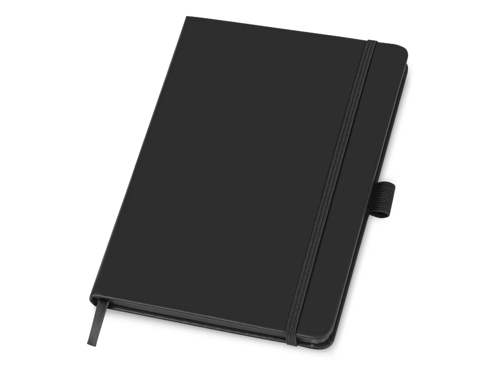 Блокнот ColorNote Black, твердая обложка A5, 80 листов, черный - купить оптом