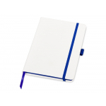 Блокнот ColorNote White, твердая обложка A5, 80 листов, белый с синим