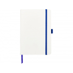 Блокнот ColorNote White, твердая обложка A5, 80 листов, белый с синим, фото 1