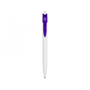 Ручка шариковая Какаду, белый/фиолетовый (P) - купить оптом