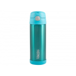 Термос из нерж. стали тм THERMOS F4023TL Stainless Steel 0.47L, бирюзовый