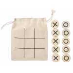 Деревянные крестики нолики в мешочке XO, натуральный коричневый, фото 2