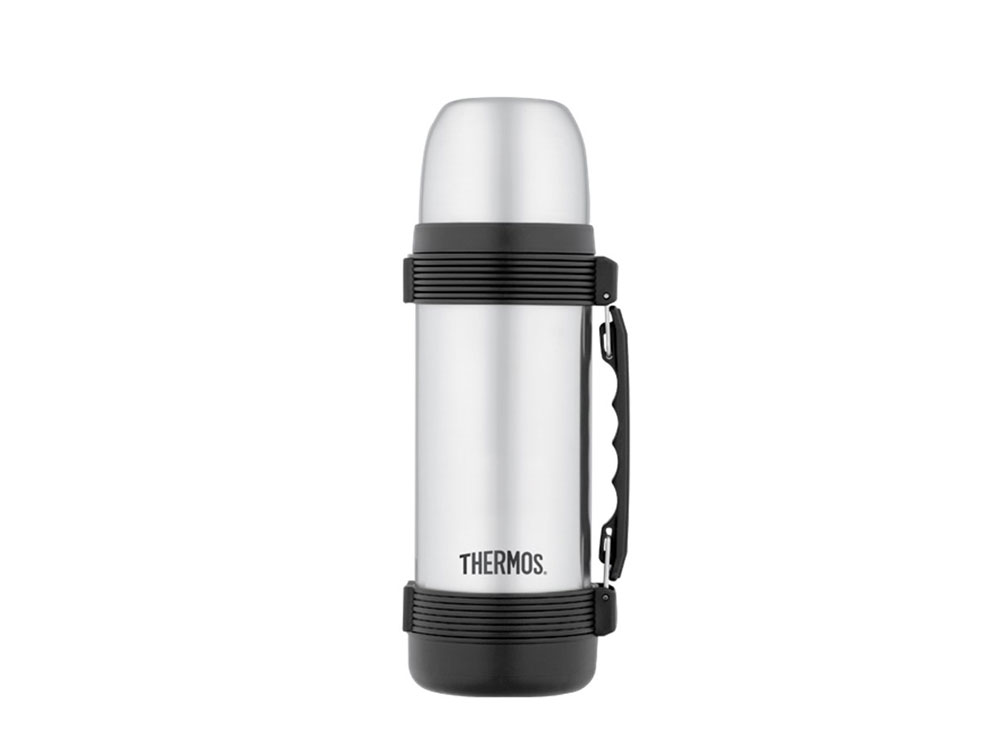 Термос из нерж. стали тм THERMOS 2550 Stainless Steel Vacuum Flask  1L, серебристый - купить оптом