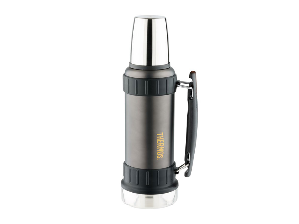 Термос из нерж. стали тм THERMOS 2520GM Stainless Steel Vacuum Flask  1.2L, серебристый - купить оптом