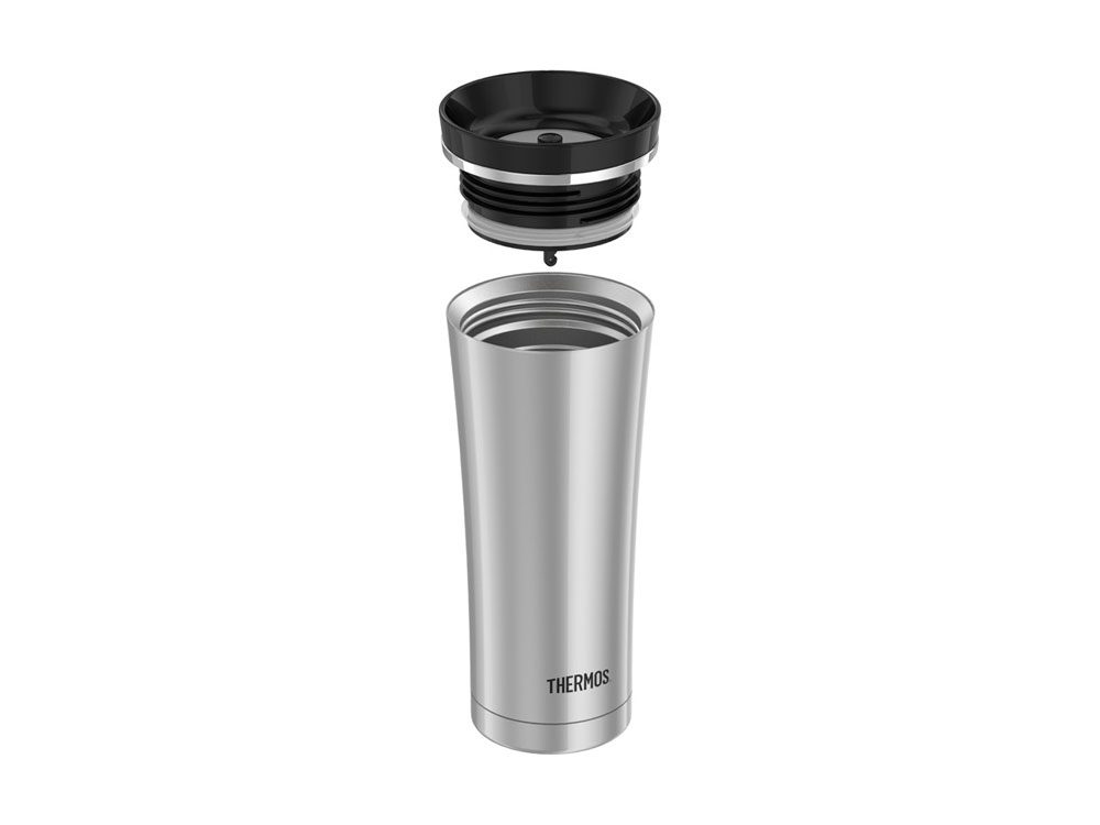 Термос из нерж. стали тм THERMOS NS105BK 0.47L, серебристый - купить оптом