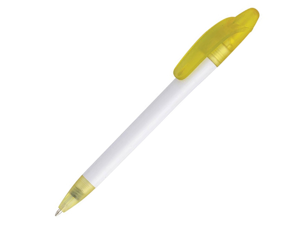 Ручка шариковая Celebrity Эвита, белый/желтый - купить оптом