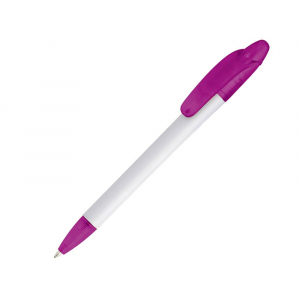 Ручка шариковая Celebrity Эвита, белый/фиолетовый - купить оптом