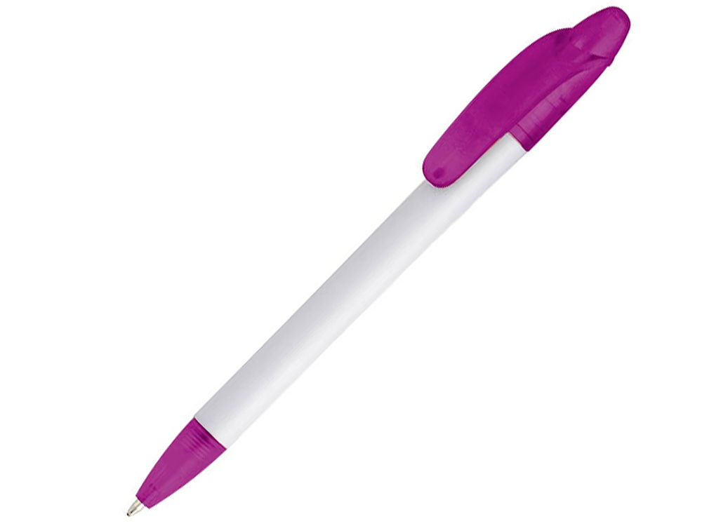 Ручка шариковая Celebrity Эвита, белый/фиолетовый - купить оптом