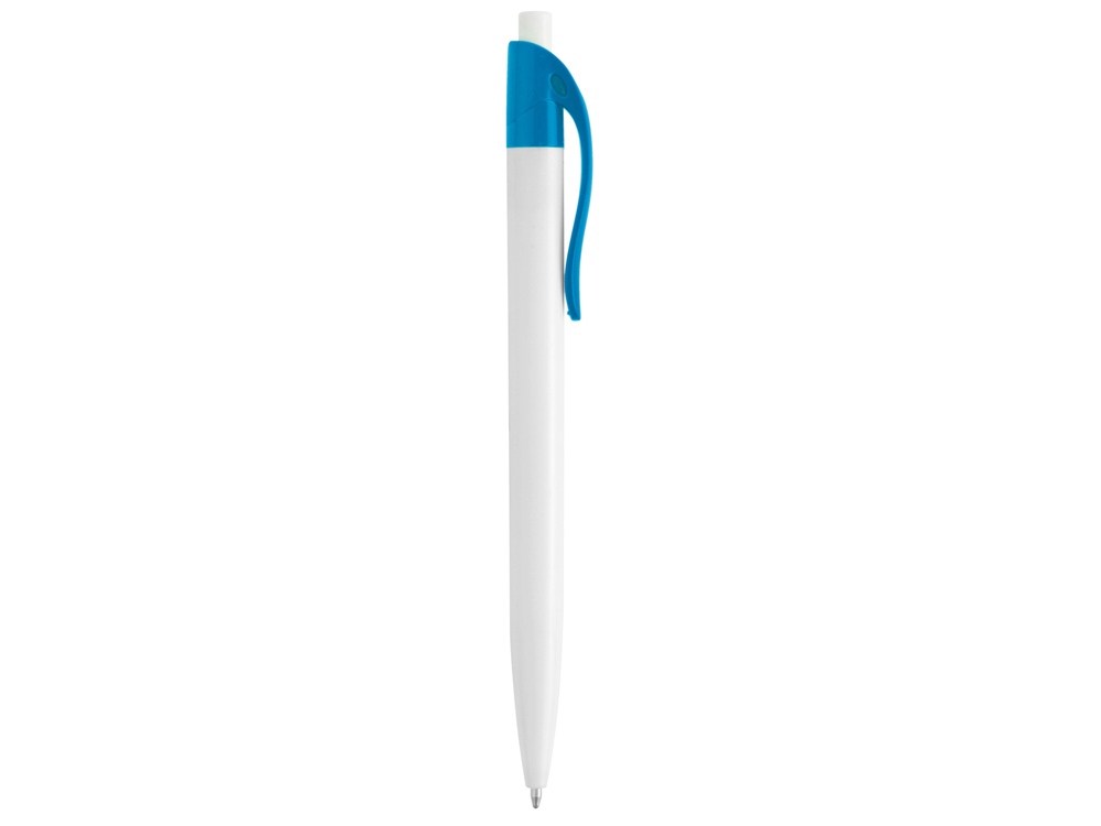 Ручка шариковая Какаду, белый/голубой (P) - купить оптом