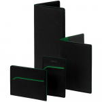 Чехол для пропуска Multimo, черный с зеленым, фото 3
