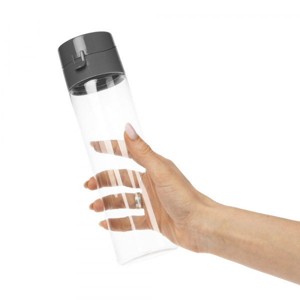 Бутылка для воды Riverside, серая - купить оптом